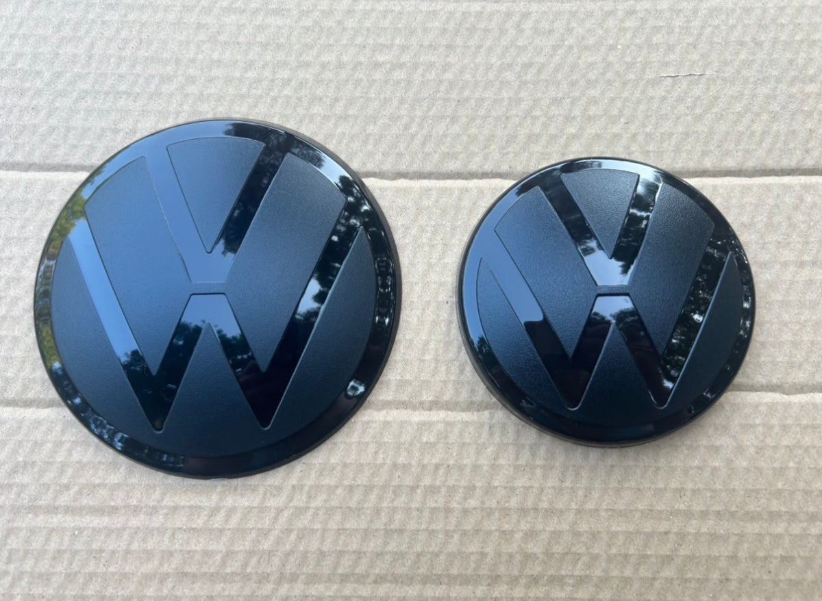 VW Tiguan 2017–2020 Smoked Badge Covers – Front & Rear