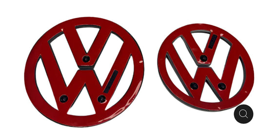 VW Scirocco Pre-Facelift (2008–2014) Badges – Gloss Black Front & Rear Emblems