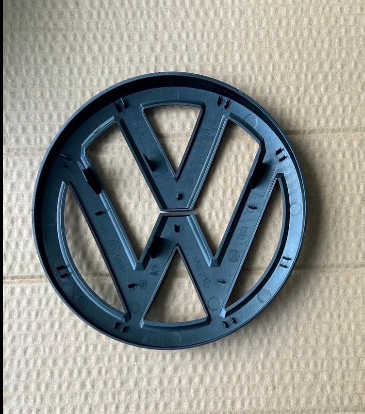 VW Transporter T6 T6.1 Front Badge Matt Black Grille Emblem Replacement