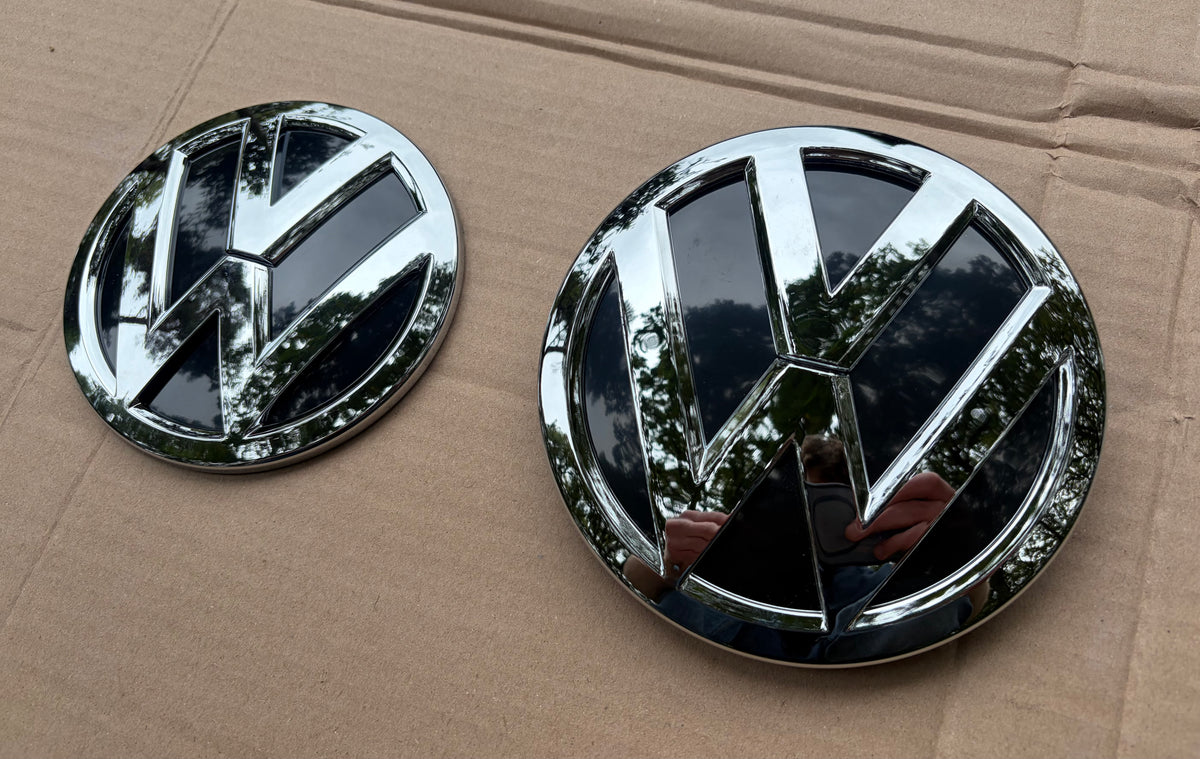 VW Caddy Mk4 Chrome Front & Rear Badges Set Replacement 2015-2020