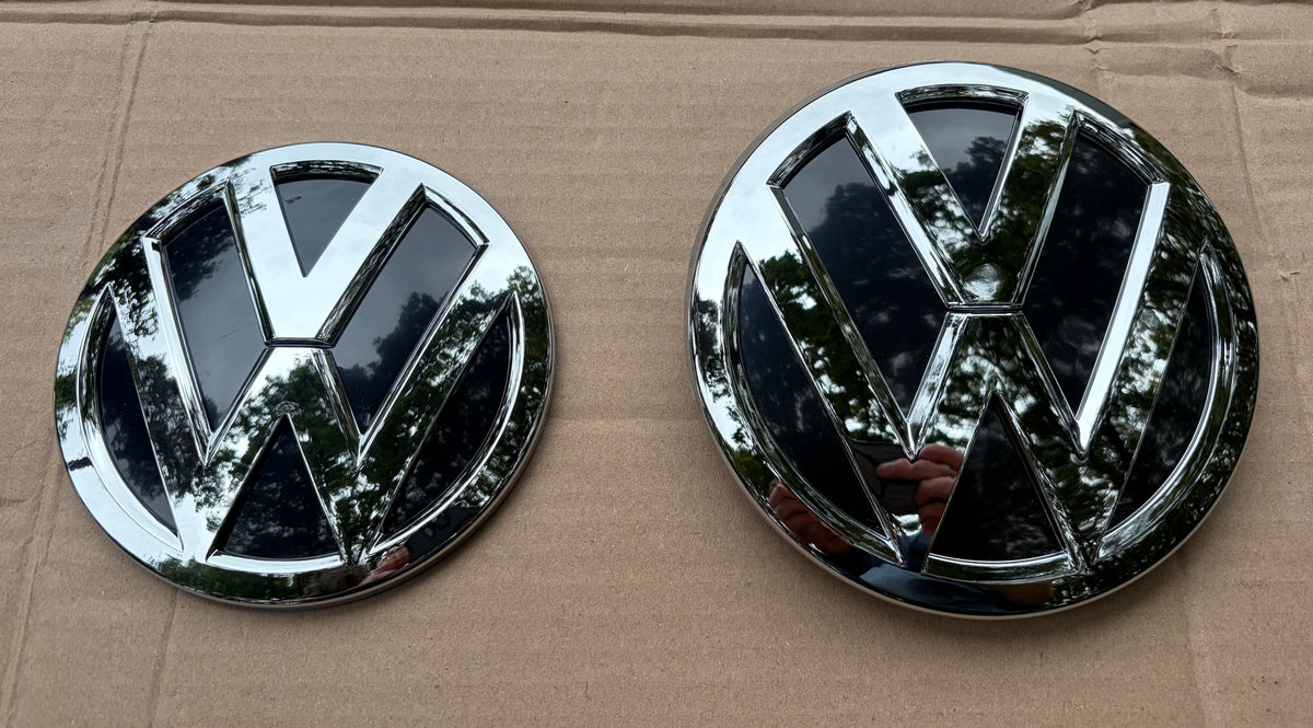 VW Caddy Mk4 Chrome Front & Rear Badges Set Replacement 2015-2020