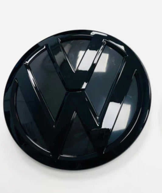 VW Caddy MK4 Front Grille Badge Gloss Black (Non-ACC) 2015-2020 OEM Style