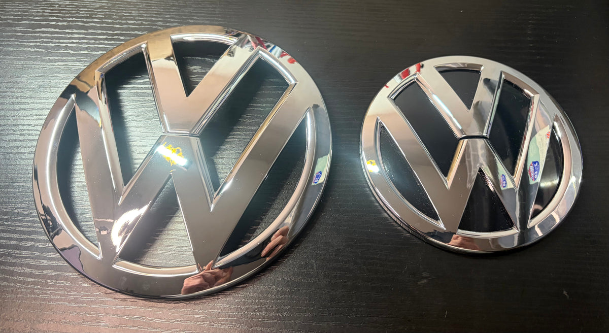 Transporter T6 T6.1 Chrome Badges Front & Rear Set NEW