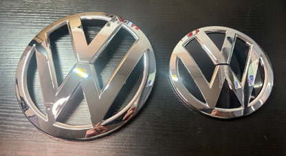 Transporter T6 T6.1 Chrome Badges Front & Rear Set NEW