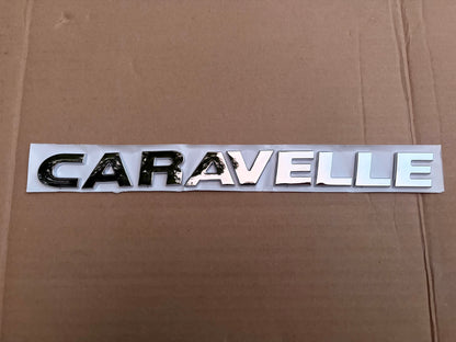 VW Caravelle Rear Badge Chrome T5 T5.1 T6 T6.1 2003-2024 Tailgate Emblem