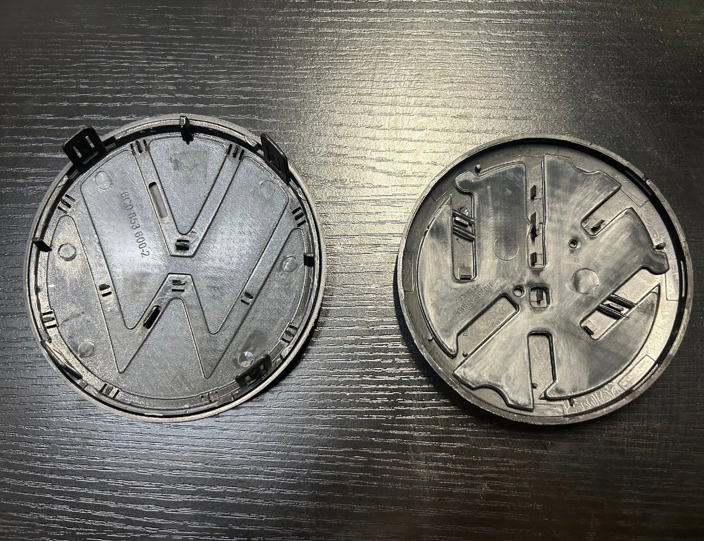 VW Golf MK7.5 Non-ACC Gloss Black Badges Front & Rear Emblems Genuine Fit