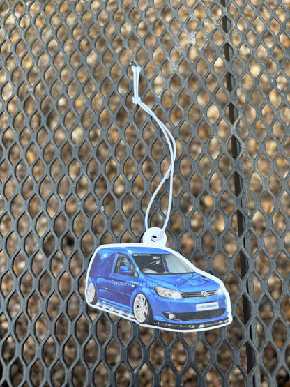 5x VW Caddy MK4 Blue Cherry Scent Van Air Fresheners | Fresh Long-Lasting Fragrance