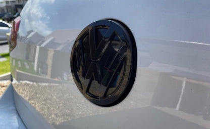 VW Golf MK7.5 Non-ACC Gloss Black Badges Front & Rear Emblems Genuine Fit GTD R GTI TCR