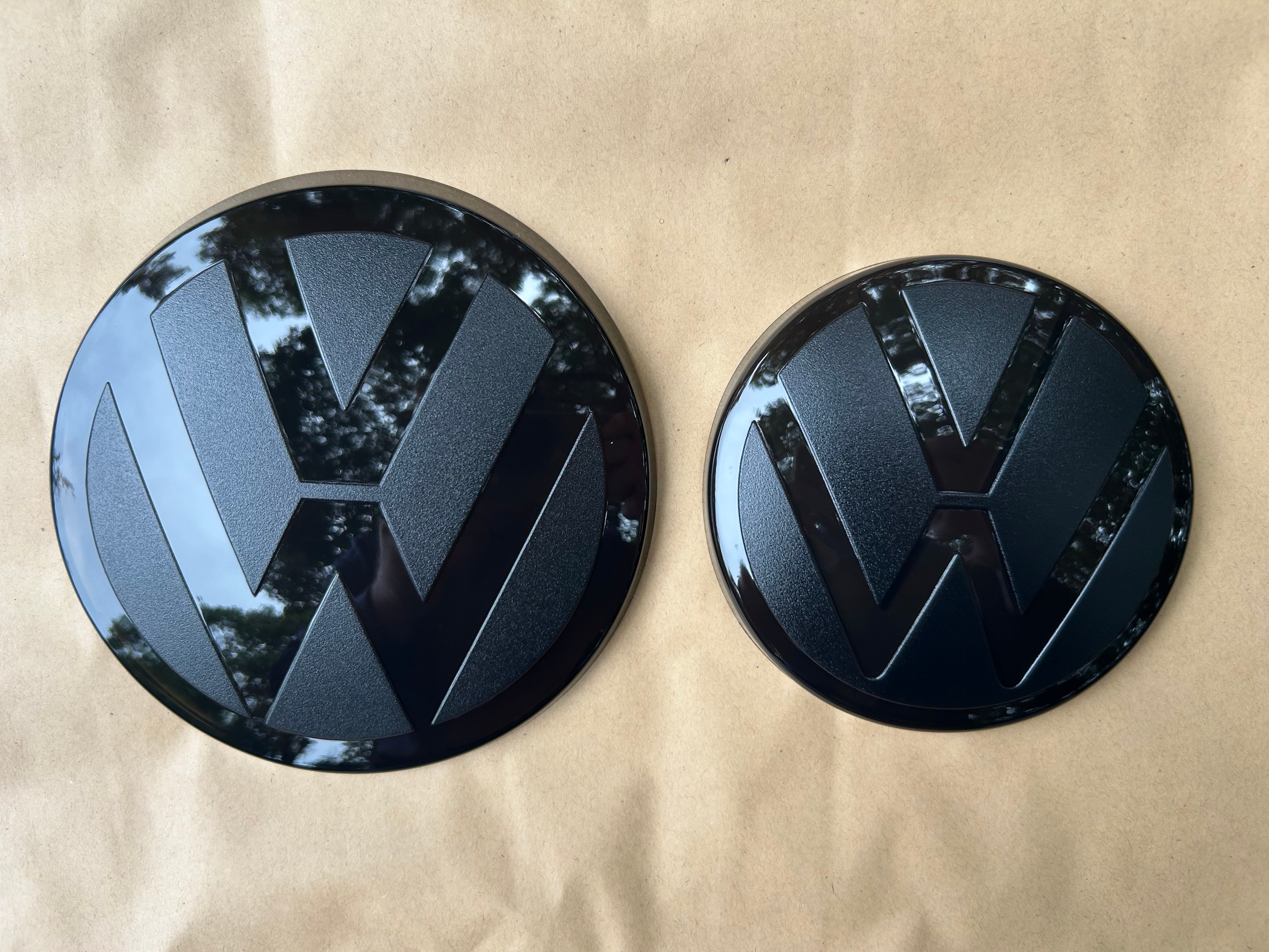 VW Golf MK7.5 ACC Front & Rear Badge Set – Adaptive Cruise Control Emb ...