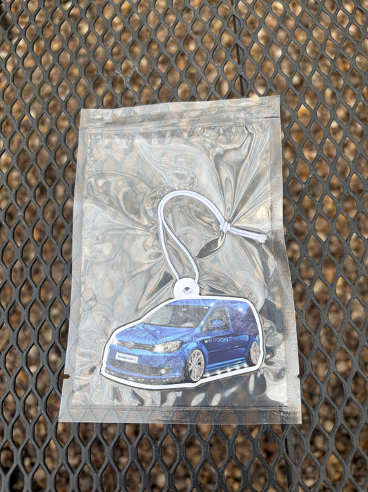 5x VW Caddy MK4 Blue Cherry Scent Van Air Fresheners | Fresh Long-Lasting Fragrance