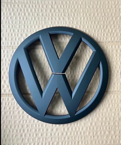 VW Transporter T6 T6.1 Front Badge Matt Black Grille Emblem Replacement