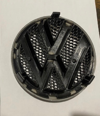 VW Transporter T5.1 Front Grille Badge Gloss Black Emblem 2009–2015