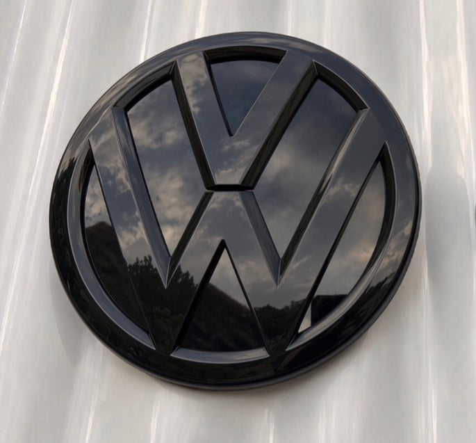 VW Caddy MK4 Front Grille Badge Gloss Black (Non-ACC) 2015-2020 OEM Style